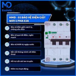 THIẾT BỊ CHỐNG SỐC ĐIỆN HMD-03-1WF 63A AC 220V - 50HZ