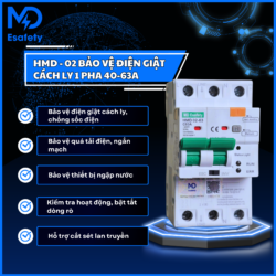 Bảo vệ điện giật cách ly 1P MD Esafety model HMD 02