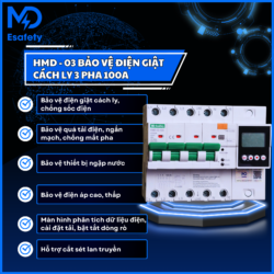 Thiết bị chống sốc điện cách ly 3P MD Esafety model HMD 03-3P , dòng định mức 100A