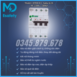 Bảo Vệ Điện Giật HMD-03-1WF 63A AC 220V - 50HZ